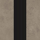 Линолеум Forbo Sarlon Complete Step 637499 cement sepia, nose black  | FLOORDEALER